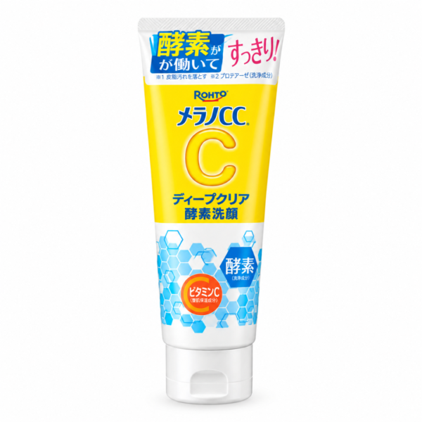 Melano CC Deep Clear Enzyme Cleanser | Vitamin C Enzyme Facial Foam Cleanser for Pore Care