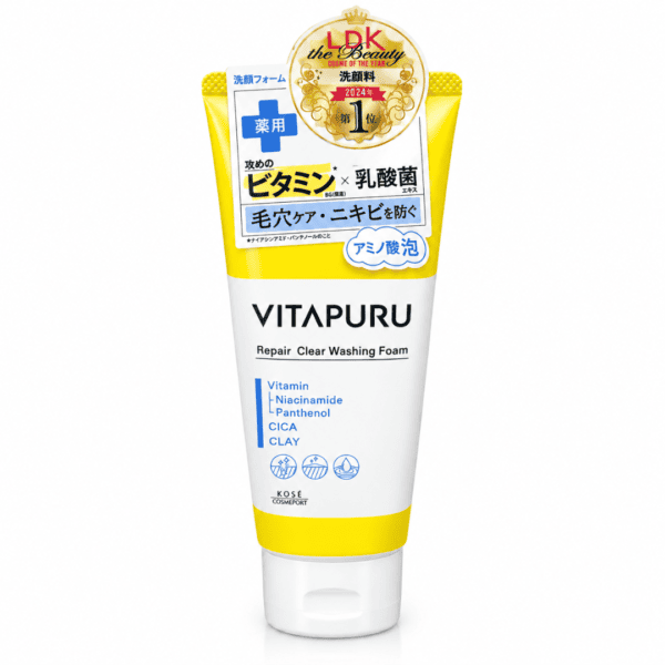 VitaPuru Medicated Repair Clear Washing Foam