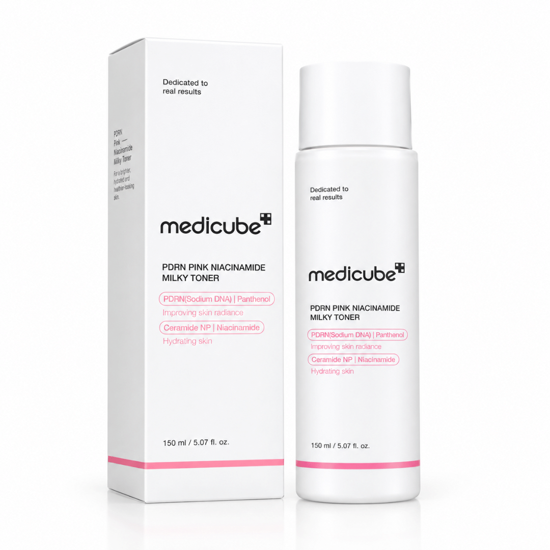 medicube pdrn pink milky toner (2) Medicube PDRN Pink Soothing Toner 250ml - Image 1
